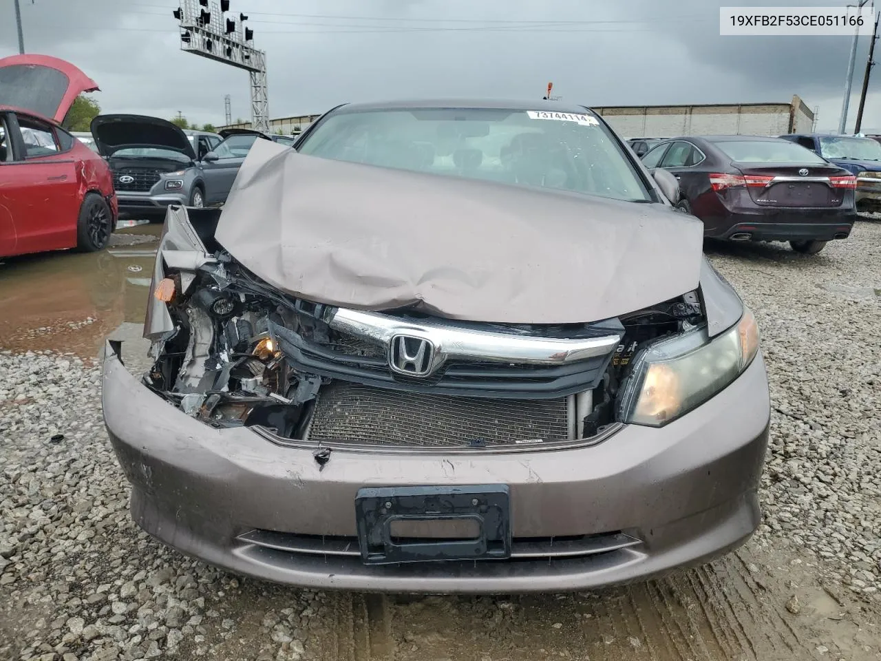 19XFB2F53CE051166 2012 Honda Civic Lx