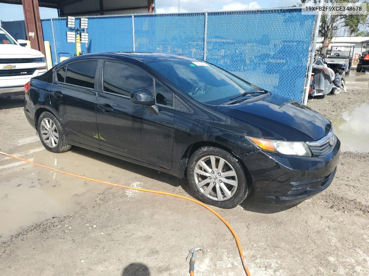 19XFB2F9XCE348678 2012 Honda Civic Exl