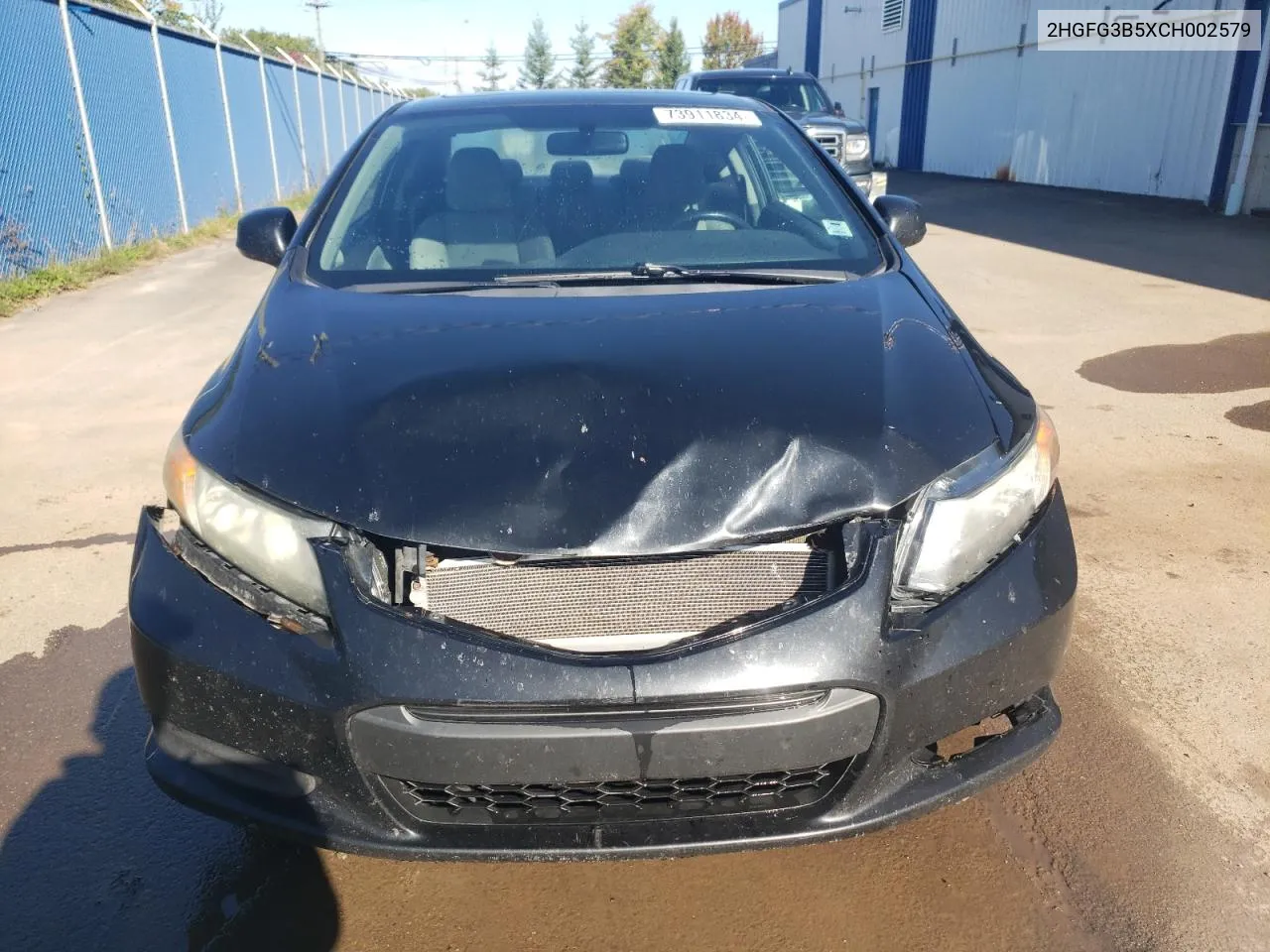 2012 Honda Civic Lx VIN: 2HGFG3B5XCH002579 Lot: 73911834