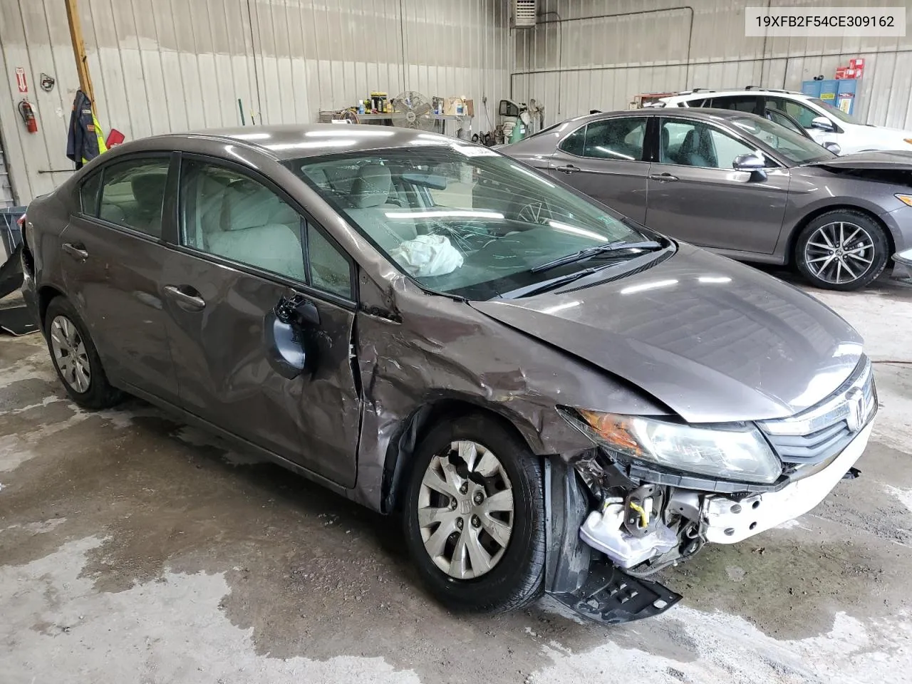 2012 Honda Civic Lx VIN: 19XFB2F54CE309162 Lot: 73989244