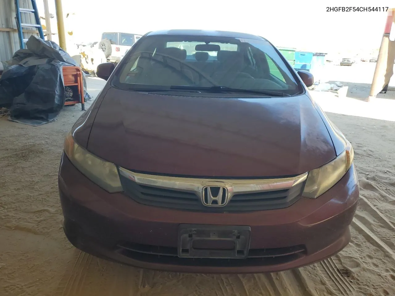 2HGFB2F54CH544117 2012 Honda Civic Lx