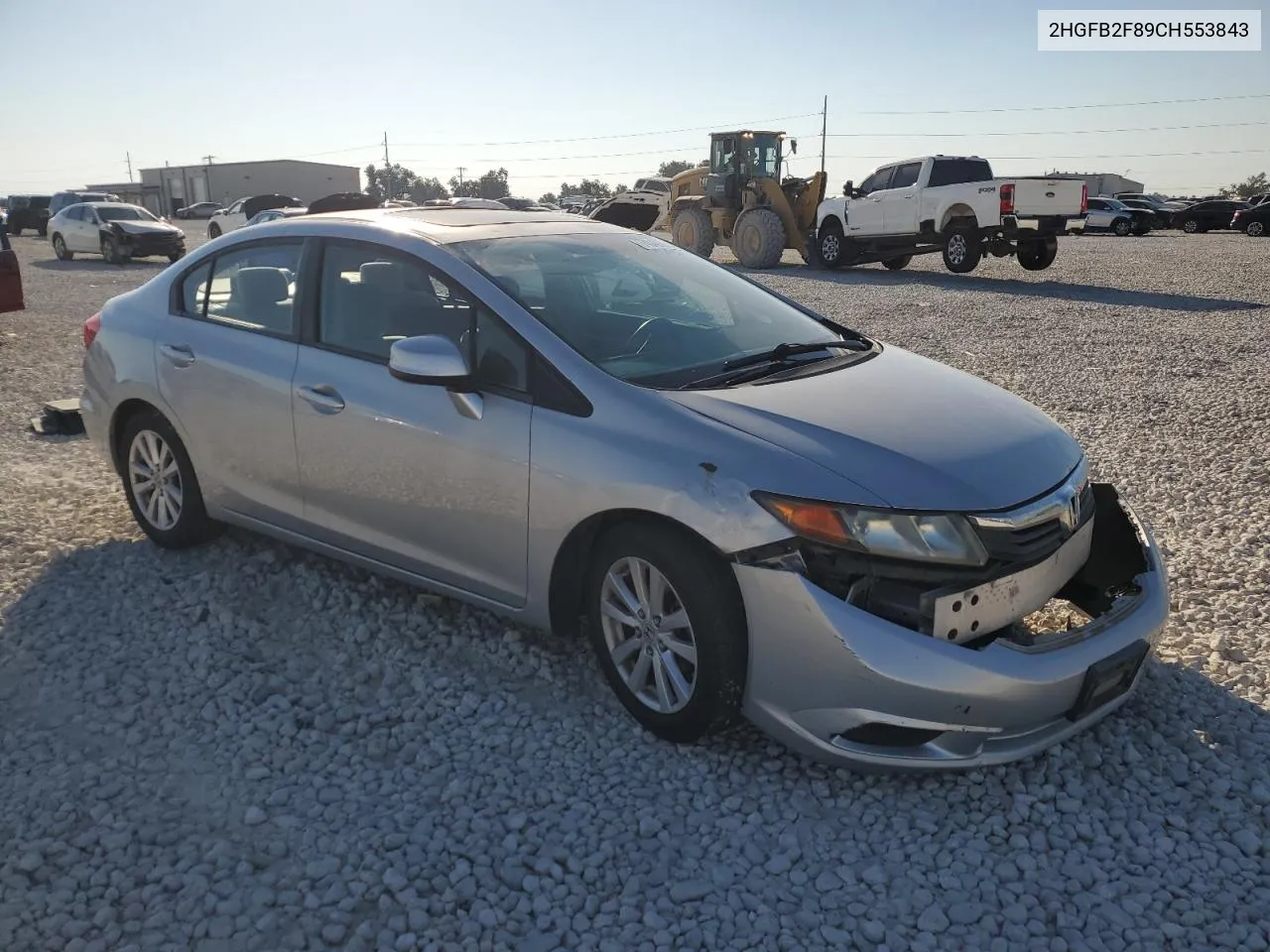 2HGFB2F89CH553843 2012 Honda Civic Ex