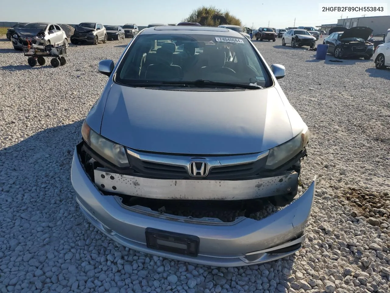 2HGFB2F89CH553843 2012 Honda Civic Ex