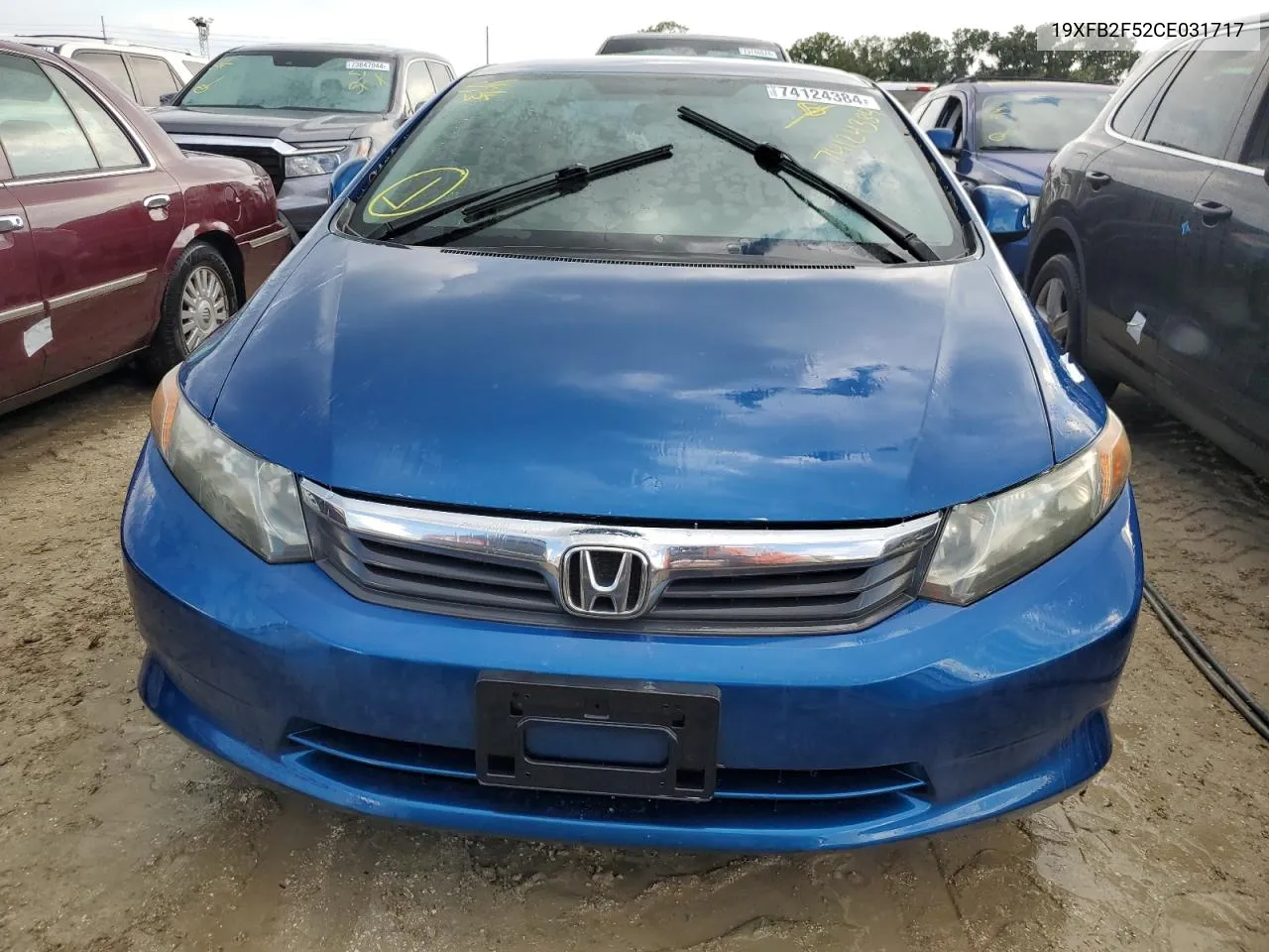 2012 Honda Civic Lx VIN: 19XFB2F52CE031717 Lot: 74124384