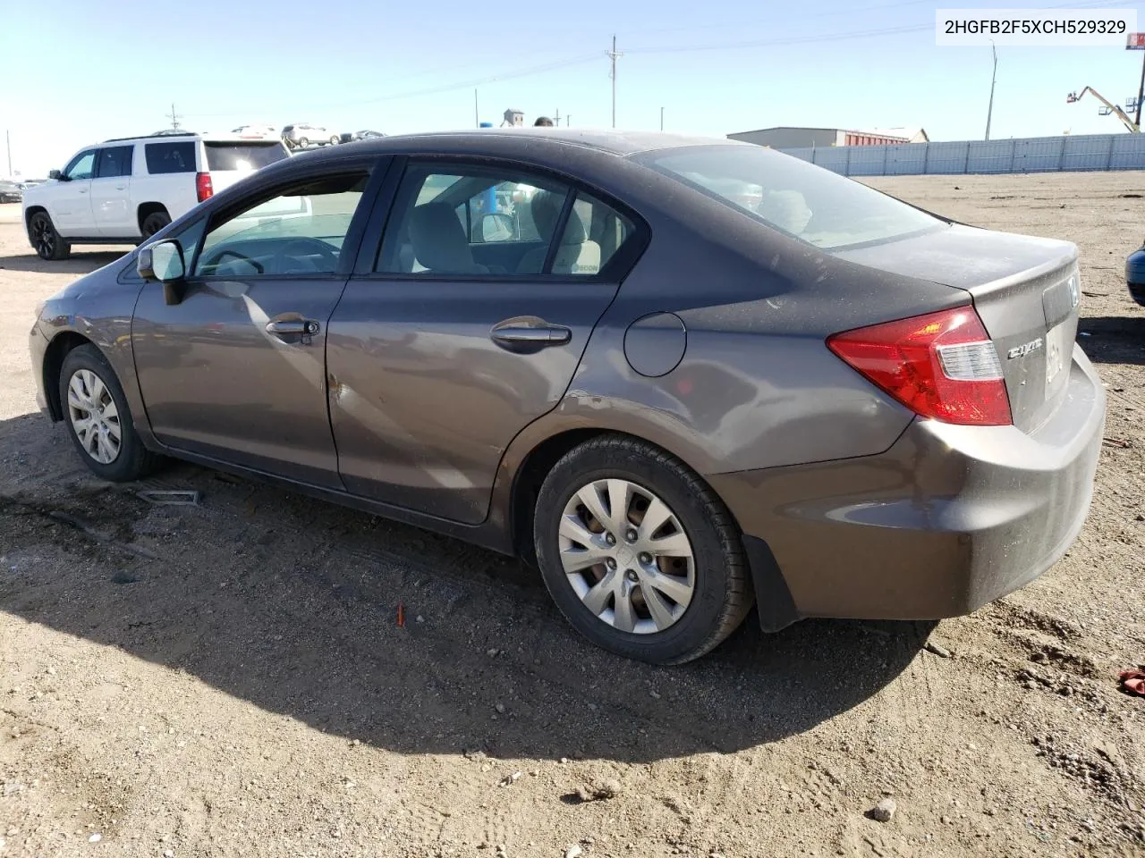 2012 Honda Civic Lx VIN: 2HGFB2F5XCH529329 Lot: 74369554