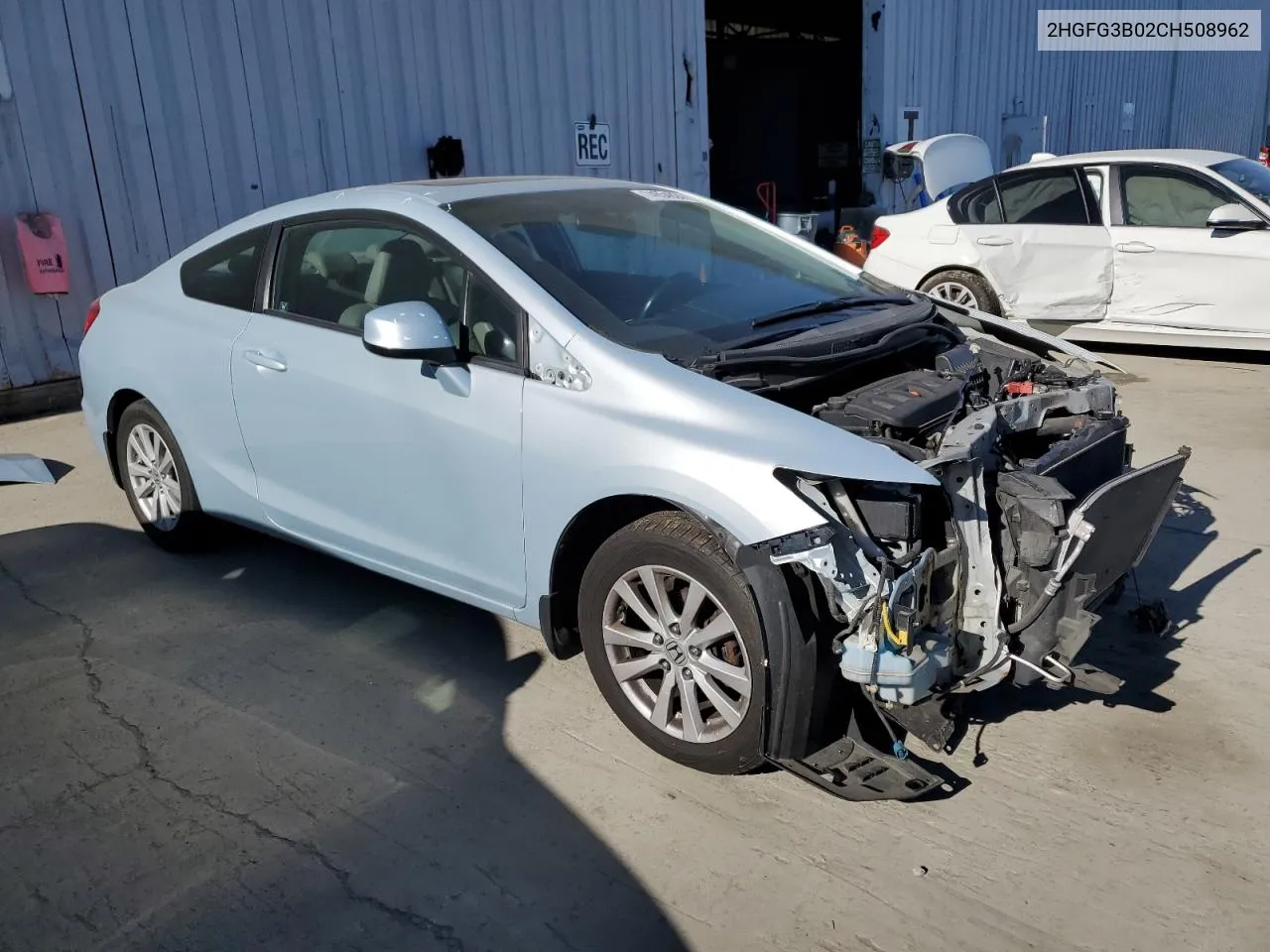 2012 Honda Civic Exl VIN: 2HGFG3B02CH508962 Lot: 74654824