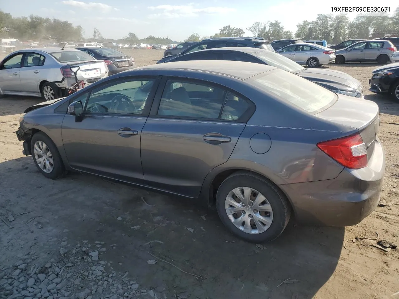 2012 Honda Civic Lx VIN: 19XFB2F59CE330671 Lot: 74656974