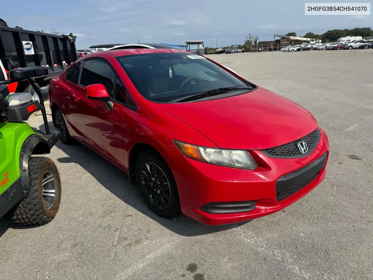 2HGFG3B54CH541070 2012 Honda Civic Lx