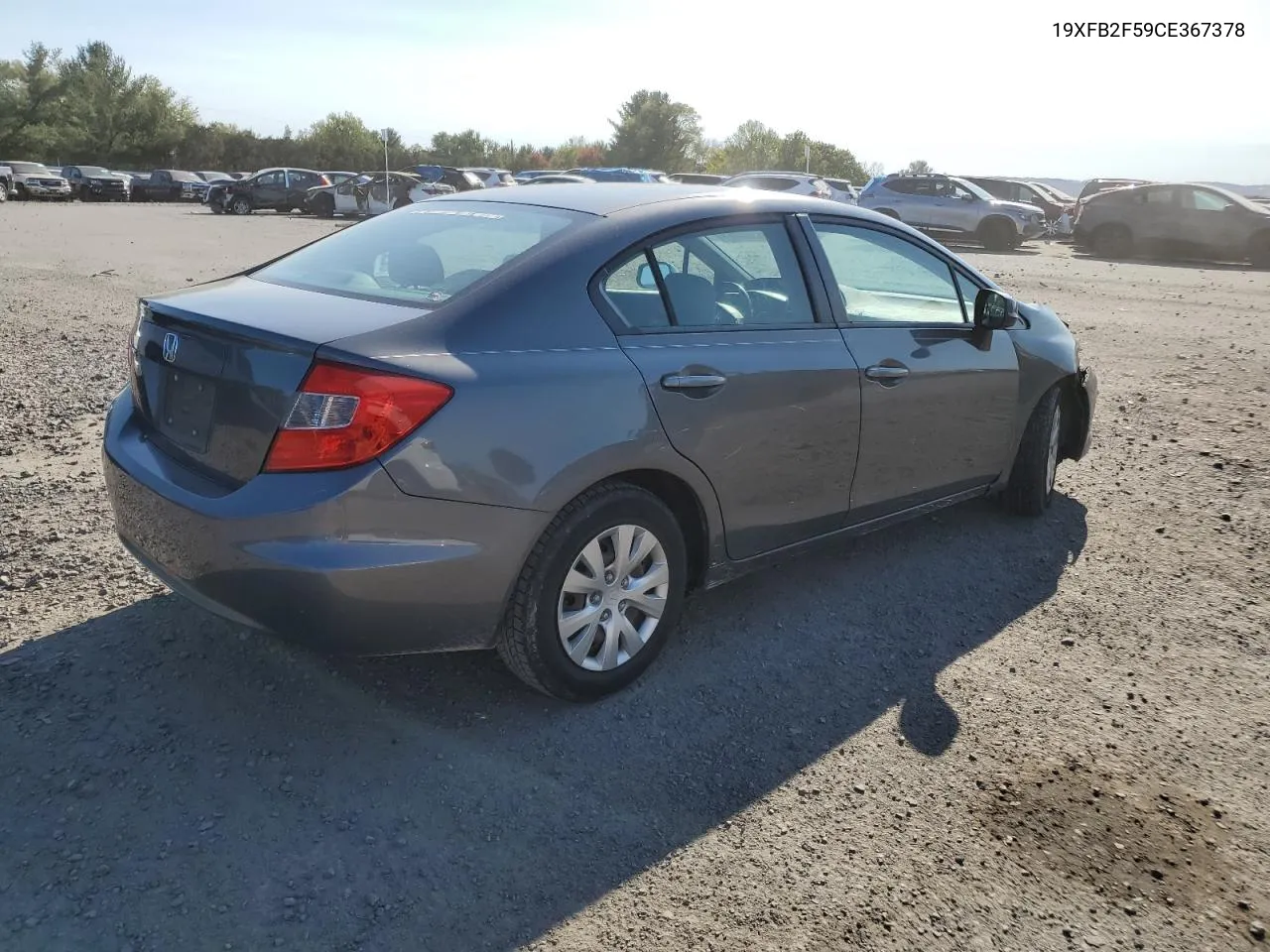 2012 Honda Civic Lx VIN: 19XFB2F59CE367378 Lot: 74719034