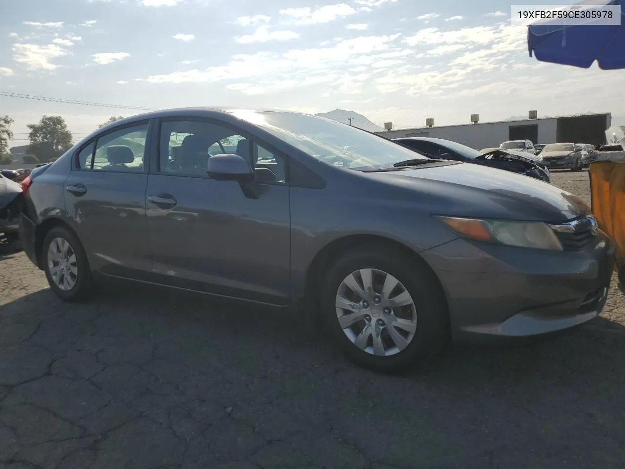 2012 Honda Civic Lx VIN: 19XFB2F59CE305978 Lot: 74731634