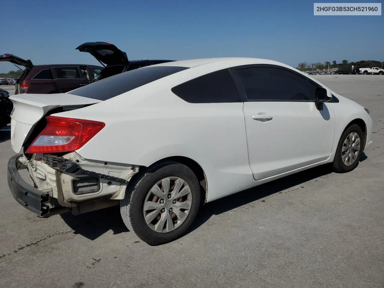 2HGFG3B53CH521960 2012 Honda Civic Lx