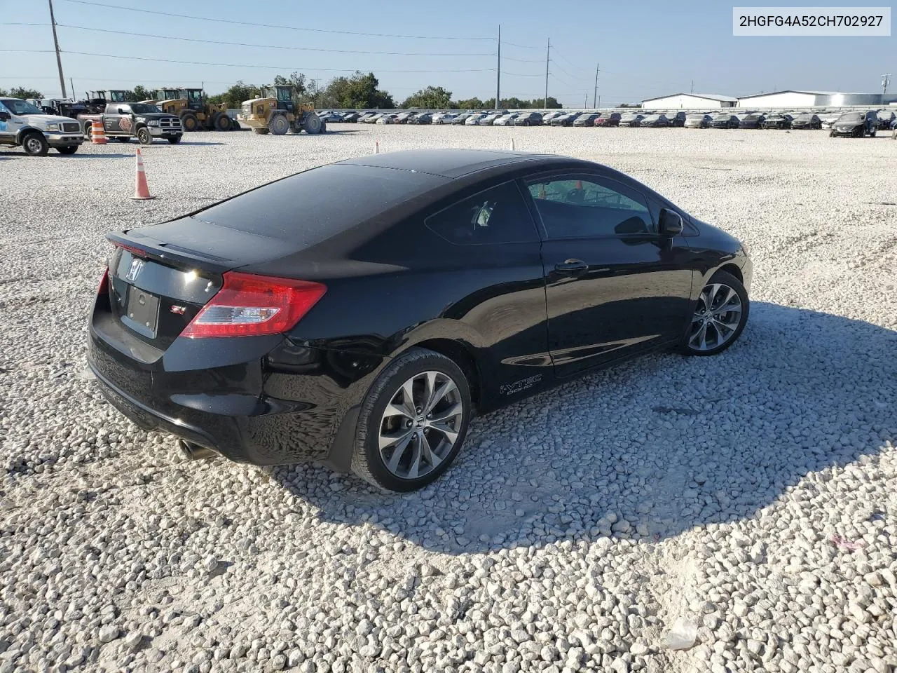 2012 Honda Civic Si VIN: 2HGFG4A52CH702927 Lot: 74762664