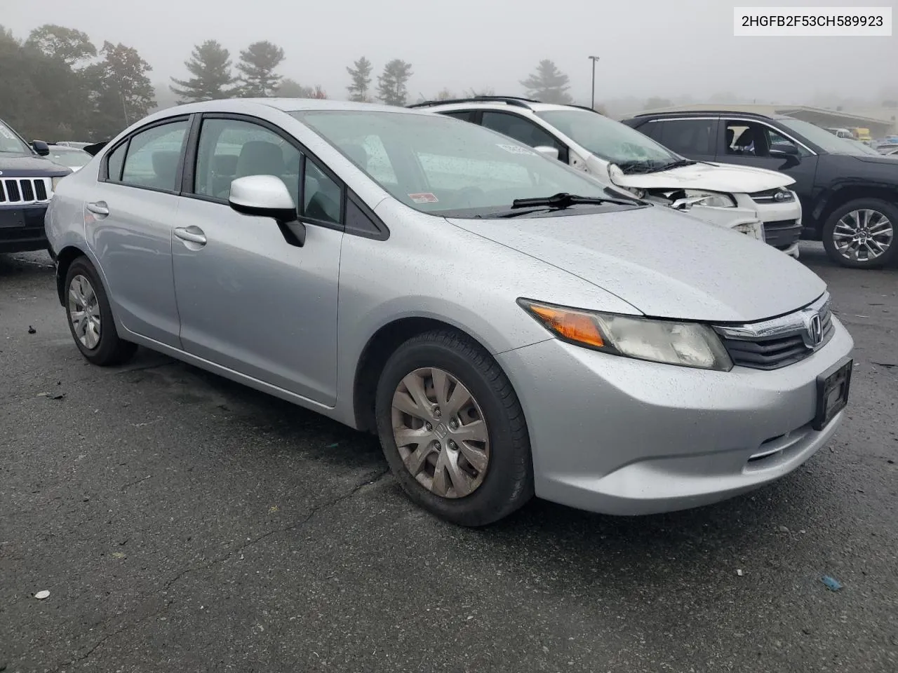 2HGFB2F53CH589923 2012 Honda Civic Lx