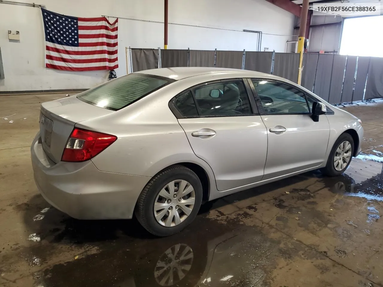 2012 Honda Civic Lx VIN: 19XFB2F56CE388365 Lot: 74904684