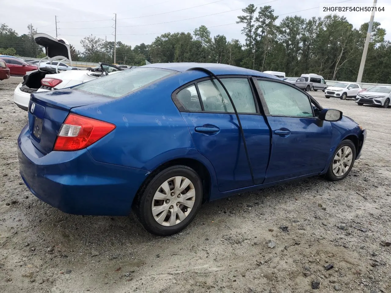 2012 Honda Civic Lx VIN: 2HGFB2F54CH507164 Lot: 74908644