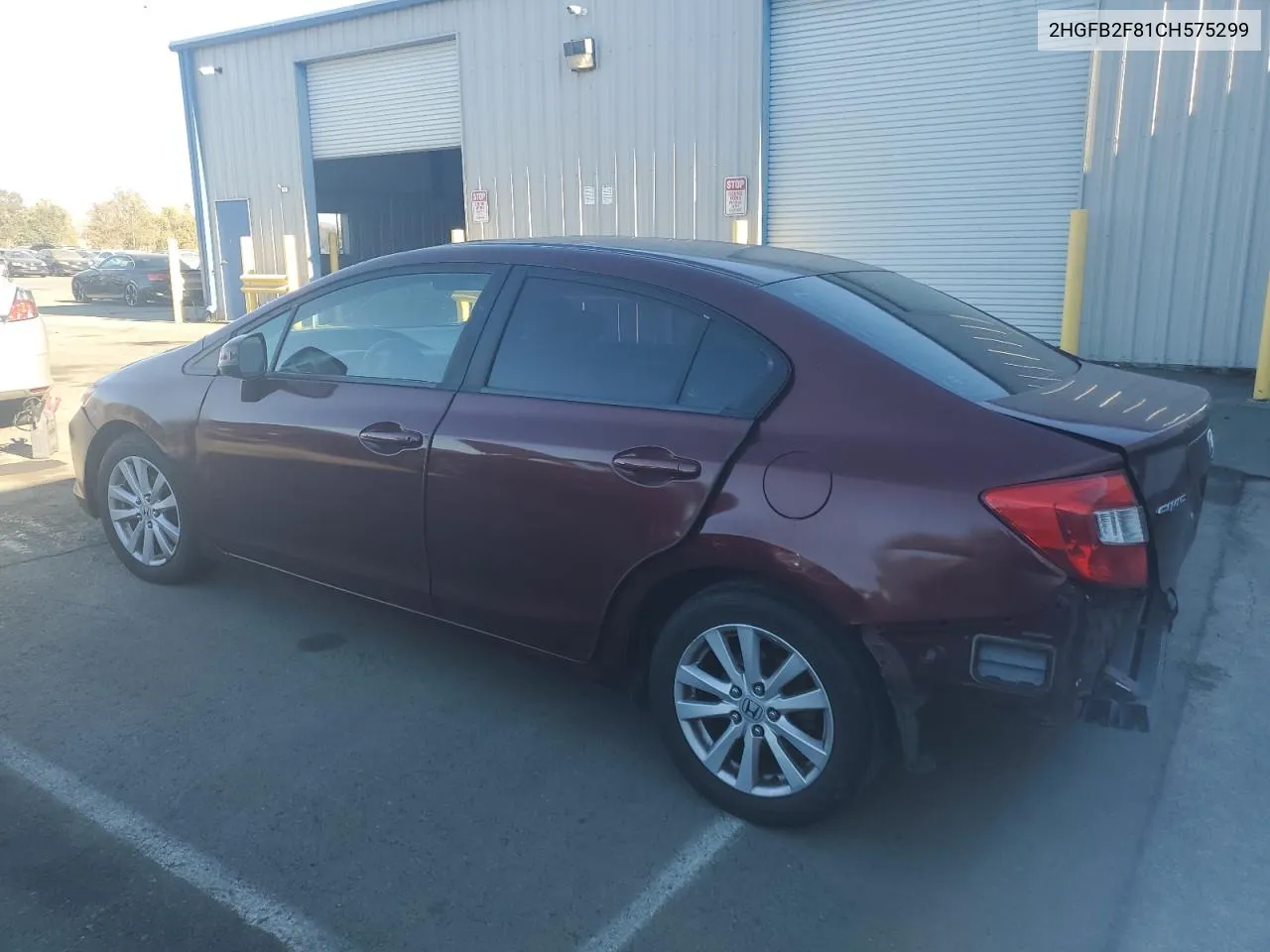 2HGFB2F81CH575299 2012 Honda Civic Ex