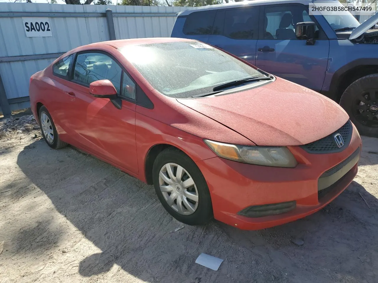 2HGFG3B58CH547499 2012 Honda Civic Lx