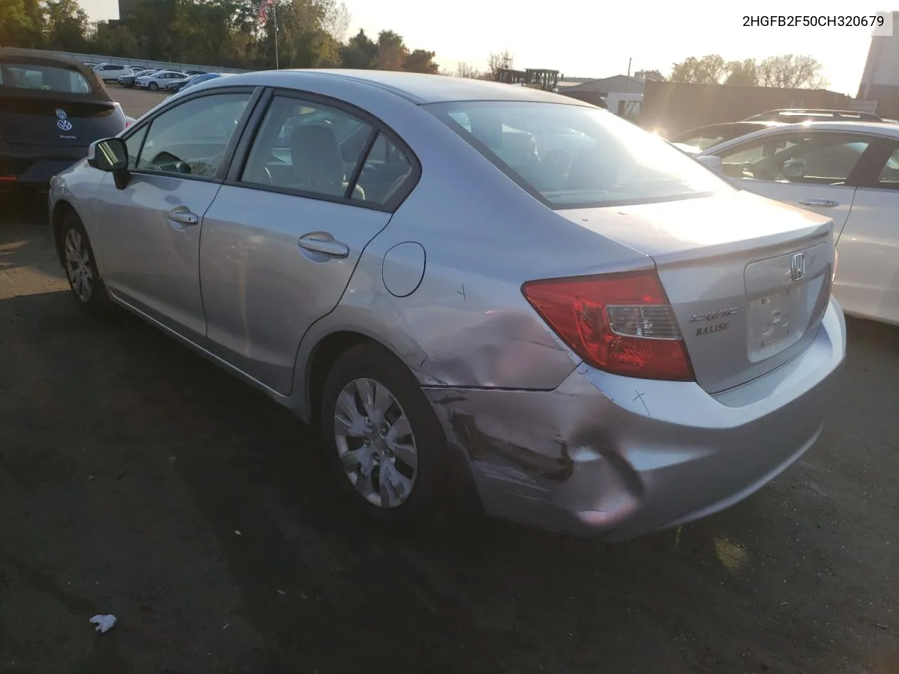 2012 Honda Civic Lx VIN: 2HGFB2F50CH320679 Lot: 75121114