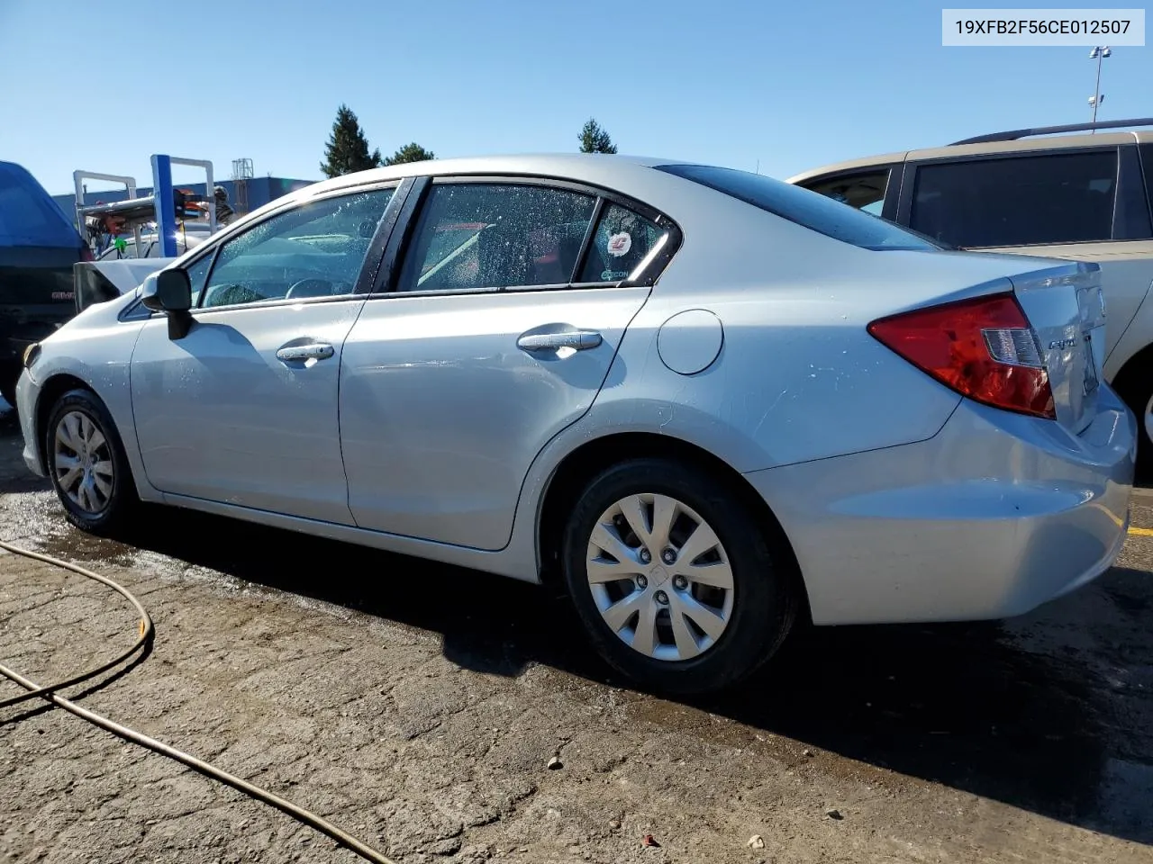 2012 Honda Civic Lx VIN: 19XFB2F56CE012507 Lot: 75225304