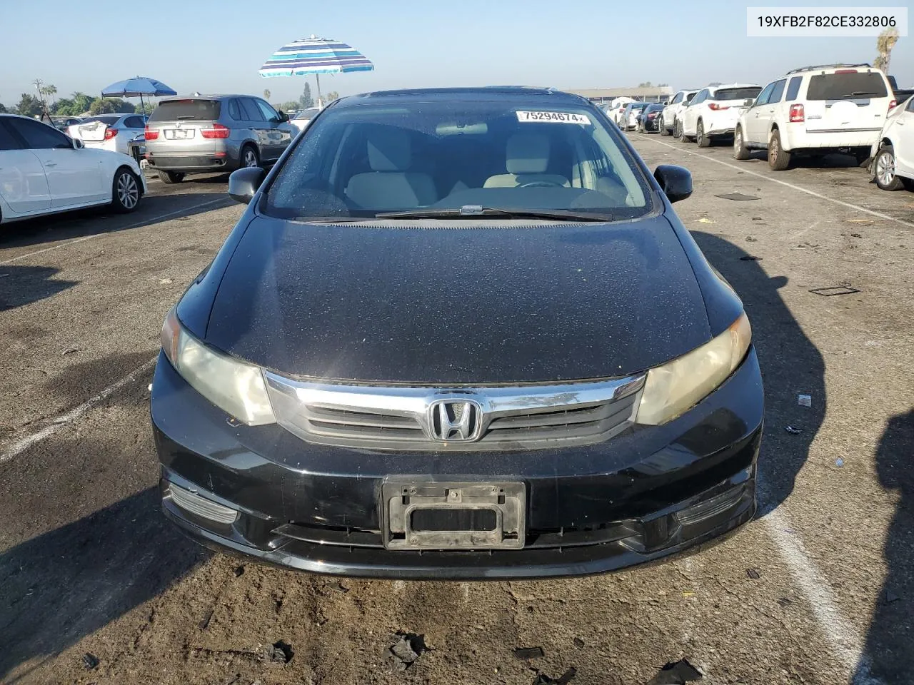 19XFB2F82CE332806 2012 Honda Civic Ex