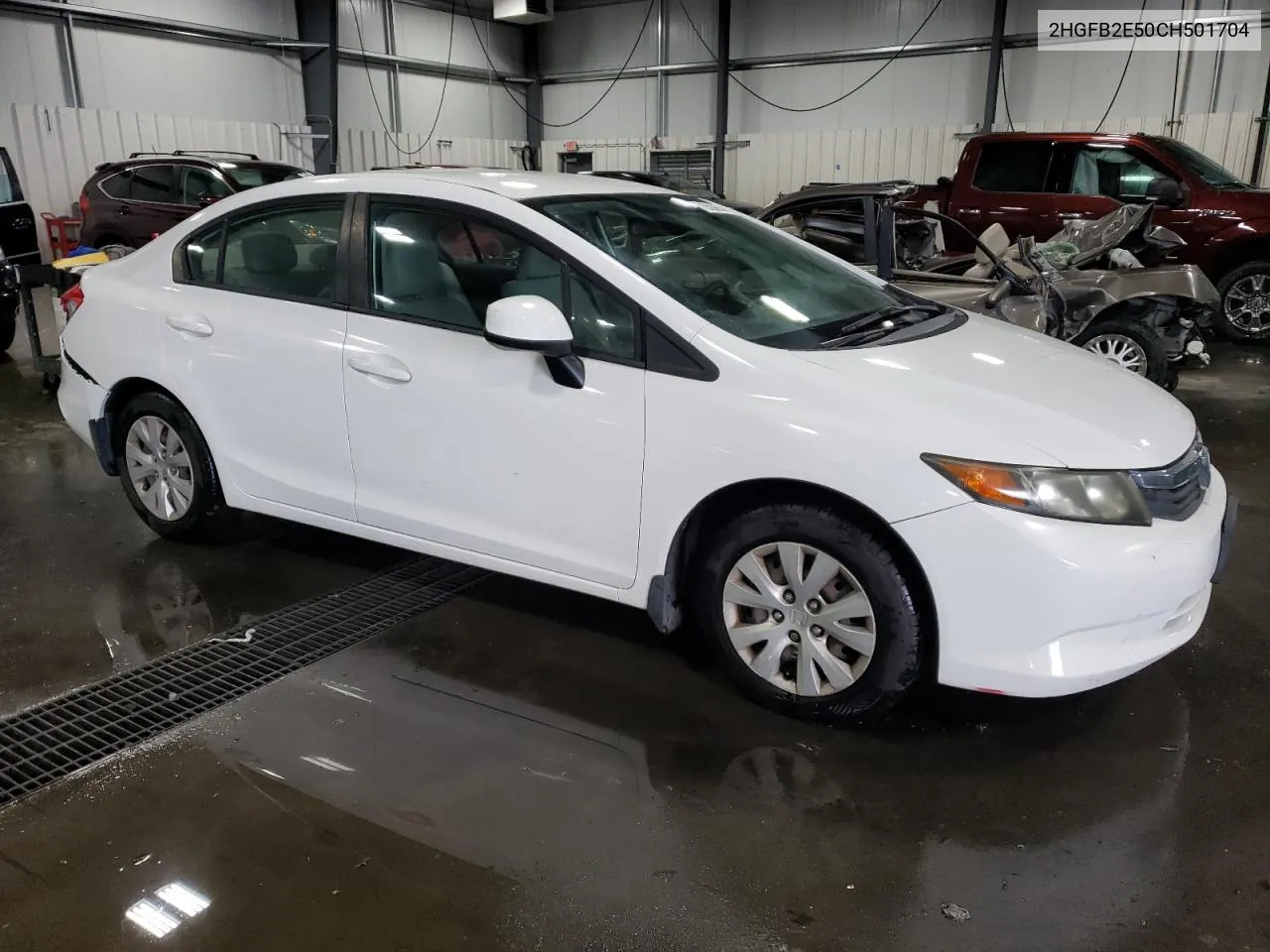 2012 Honda Civic Lx VIN: 2HGFB2E50CH501704 Lot: 75508644