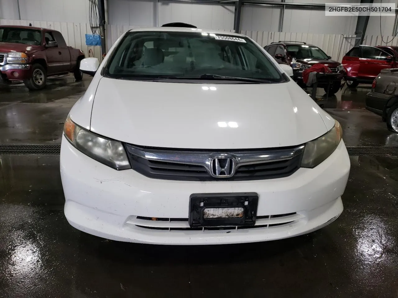 2012 Honda Civic Lx VIN: 2HGFB2E50CH501704 Lot: 75508644