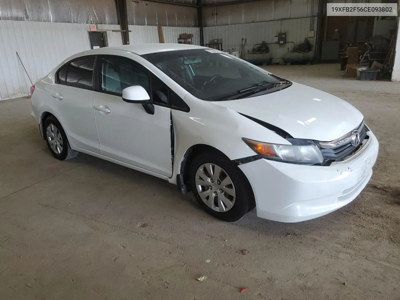 2012 Honda Civic Lx VIN: 19XFB2F56CE093802 Lot: 75536994