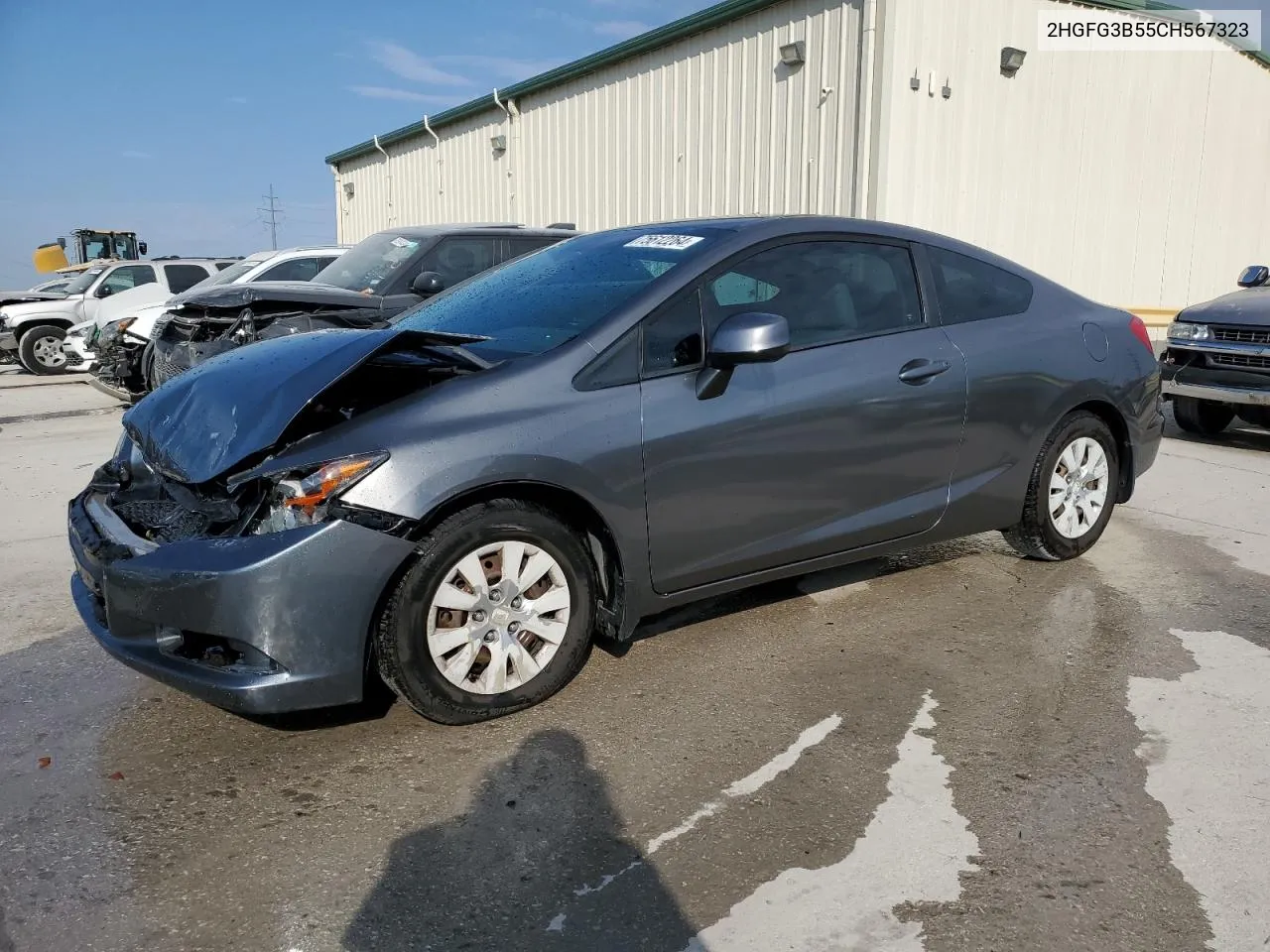 2HGFG3B55CH567323 2012 Honda Civic Lx