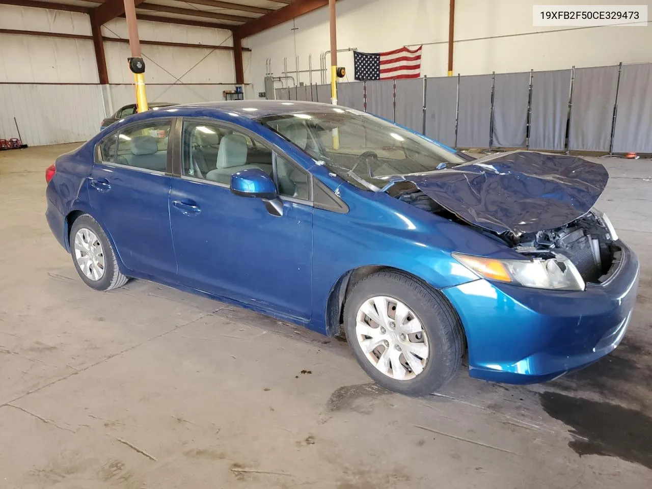 2012 Honda Civic Lx VIN: 19XFB2F50CE329473 Lot: 75623034