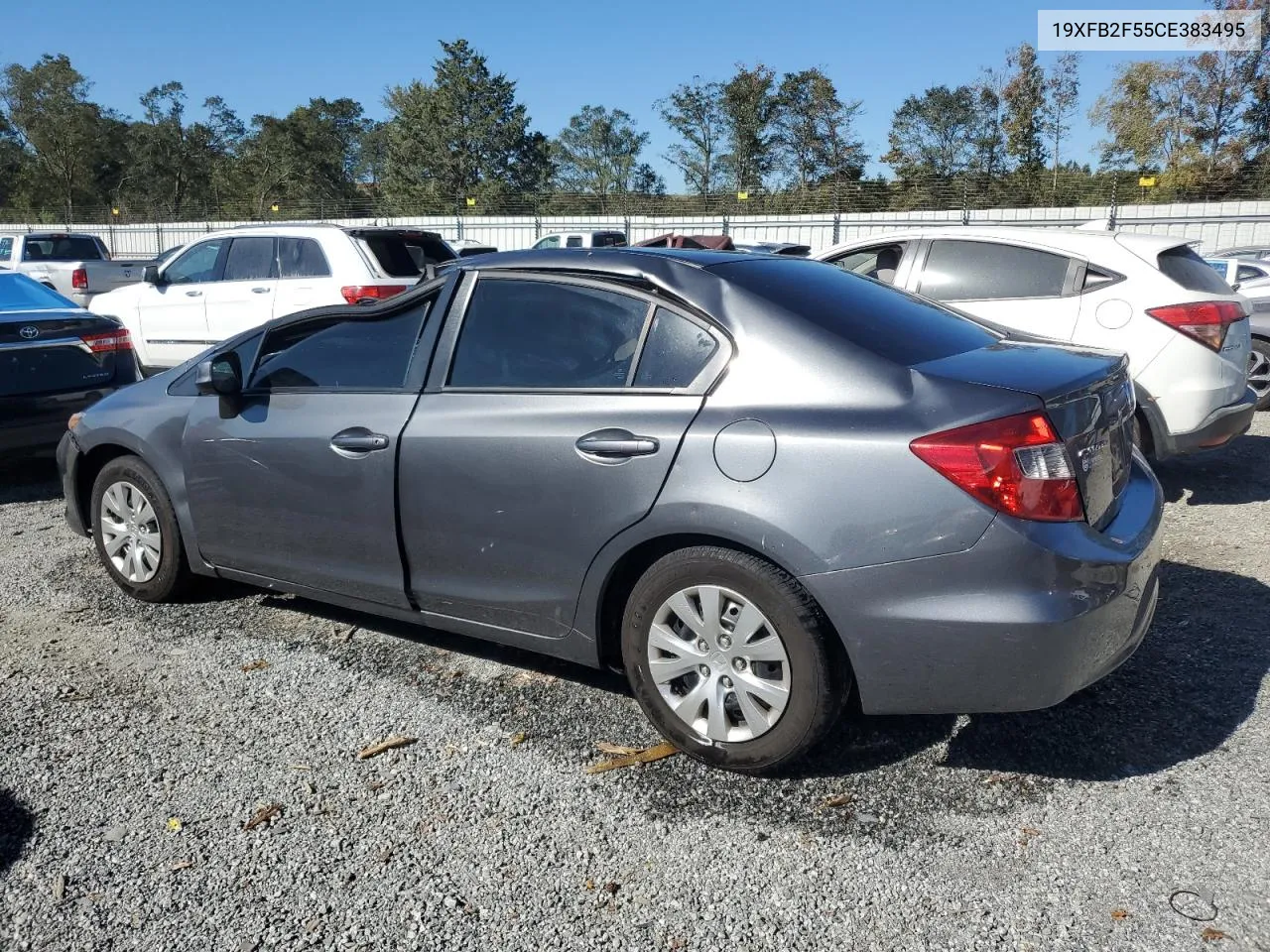 2012 Honda Civic Lx VIN: 19XFB2F55CE383495 Lot: 75668644