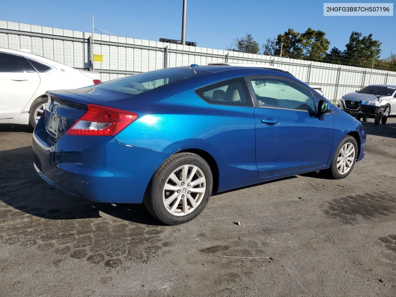 2HGFG3B87CH507196 2012 Honda Civic Ex