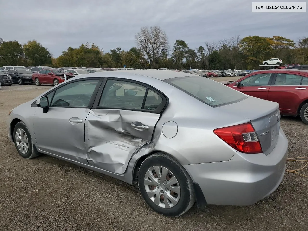 2012 Honda Civic Lx VIN: 19XFB2E54CE064476 Lot: 75750454