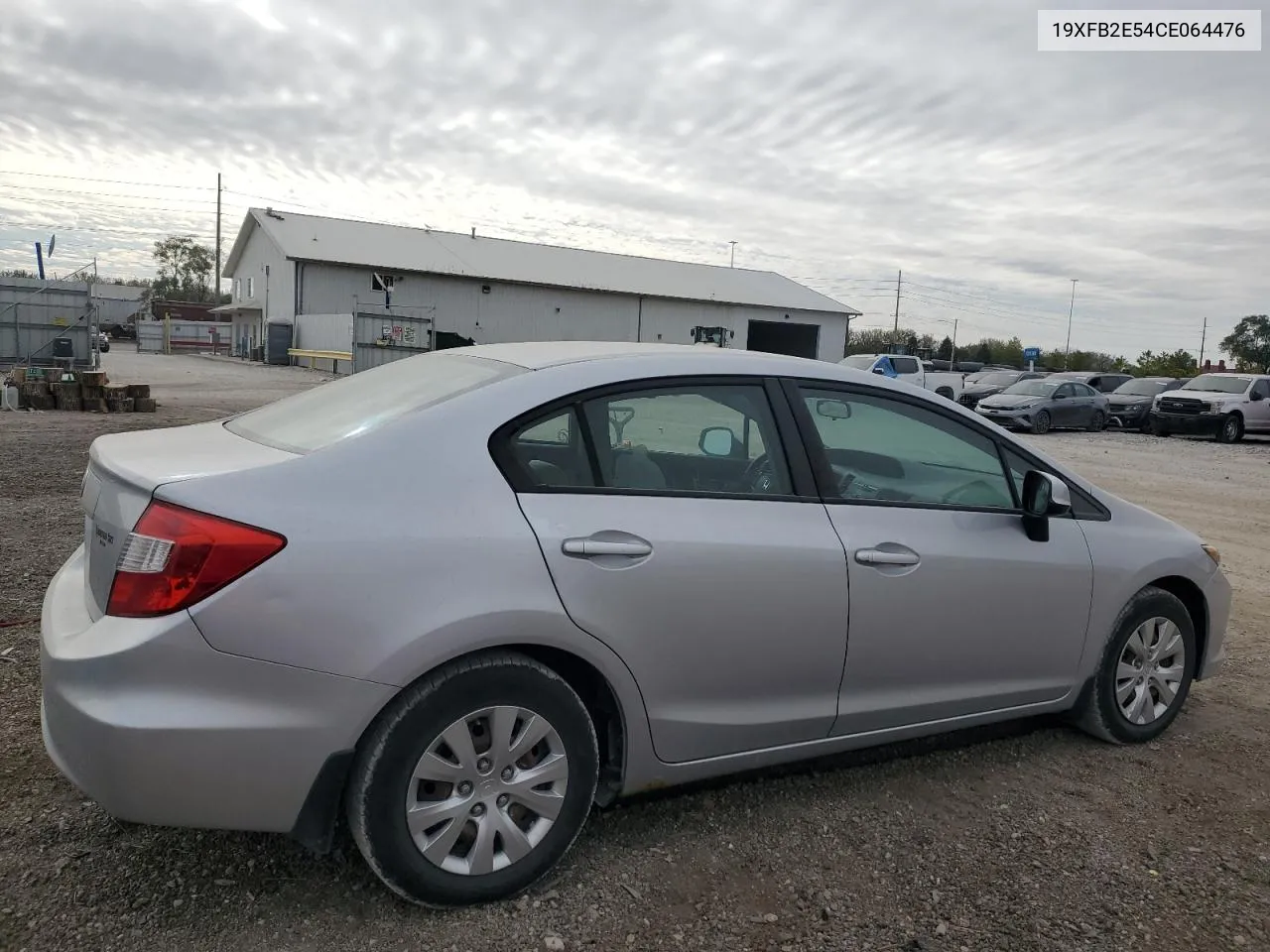 2012 Honda Civic Lx VIN: 19XFB2E54CE064476 Lot: 75750454