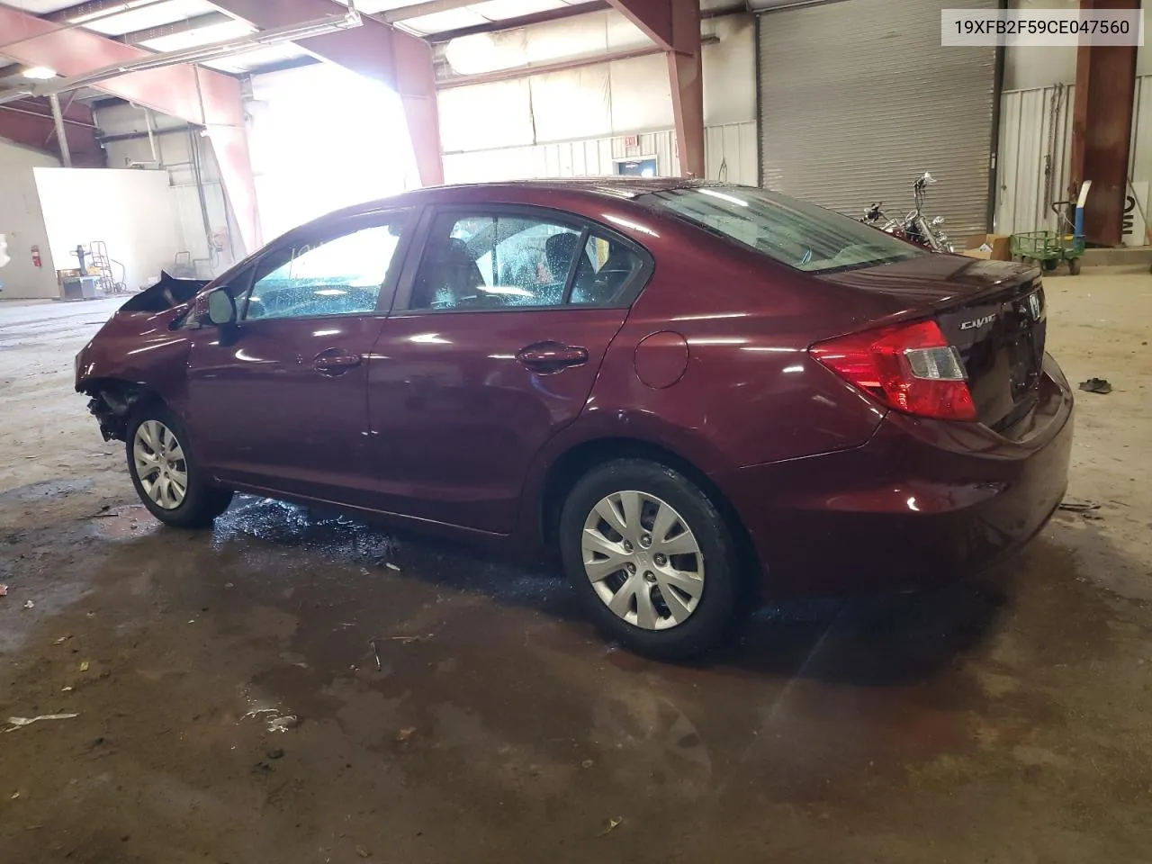 2012 Honda Civic Lx VIN: 19XFB2F59CE047560 Lot: 75840374