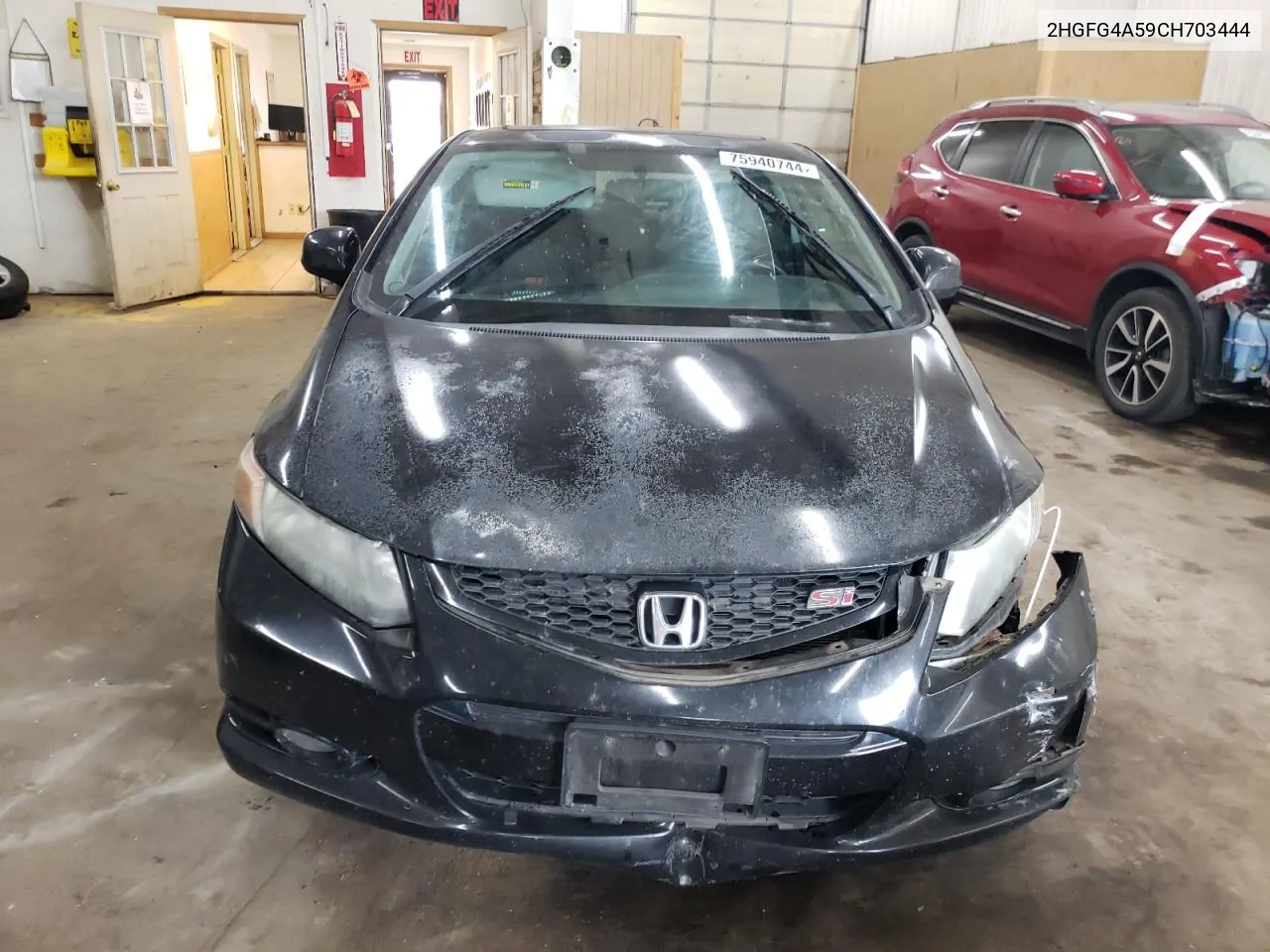 2012 Honda Civic Si VIN: 2HGFG4A59CH703444 Lot: 75940744