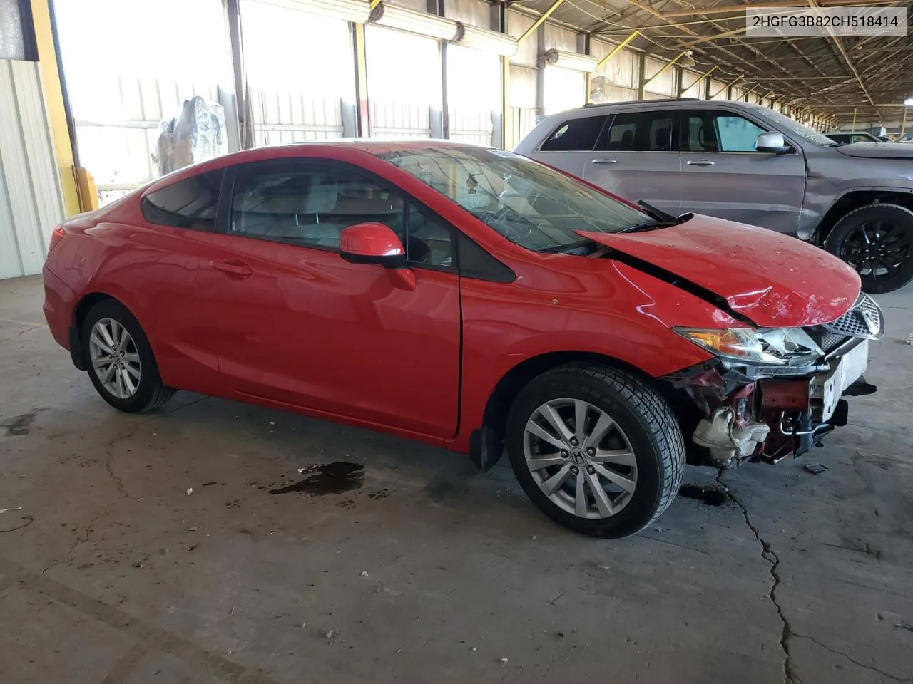 2012 Honda Civic Ex VIN: 2HGFG3B82CH518414 Lot: 75947094