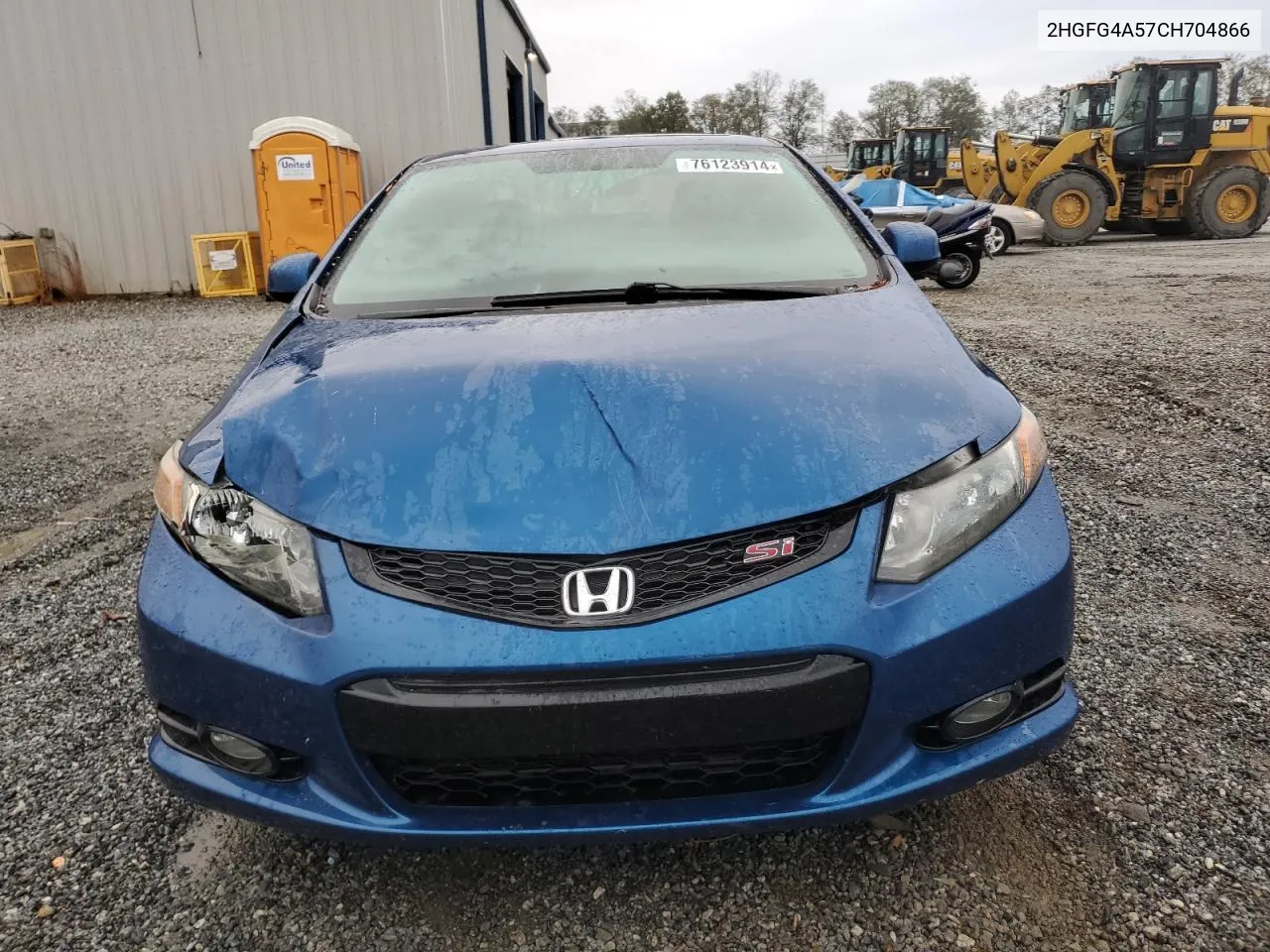 2012 Honda Civic Si VIN: 2HGFG4A57CH704866 Lot: 76123914