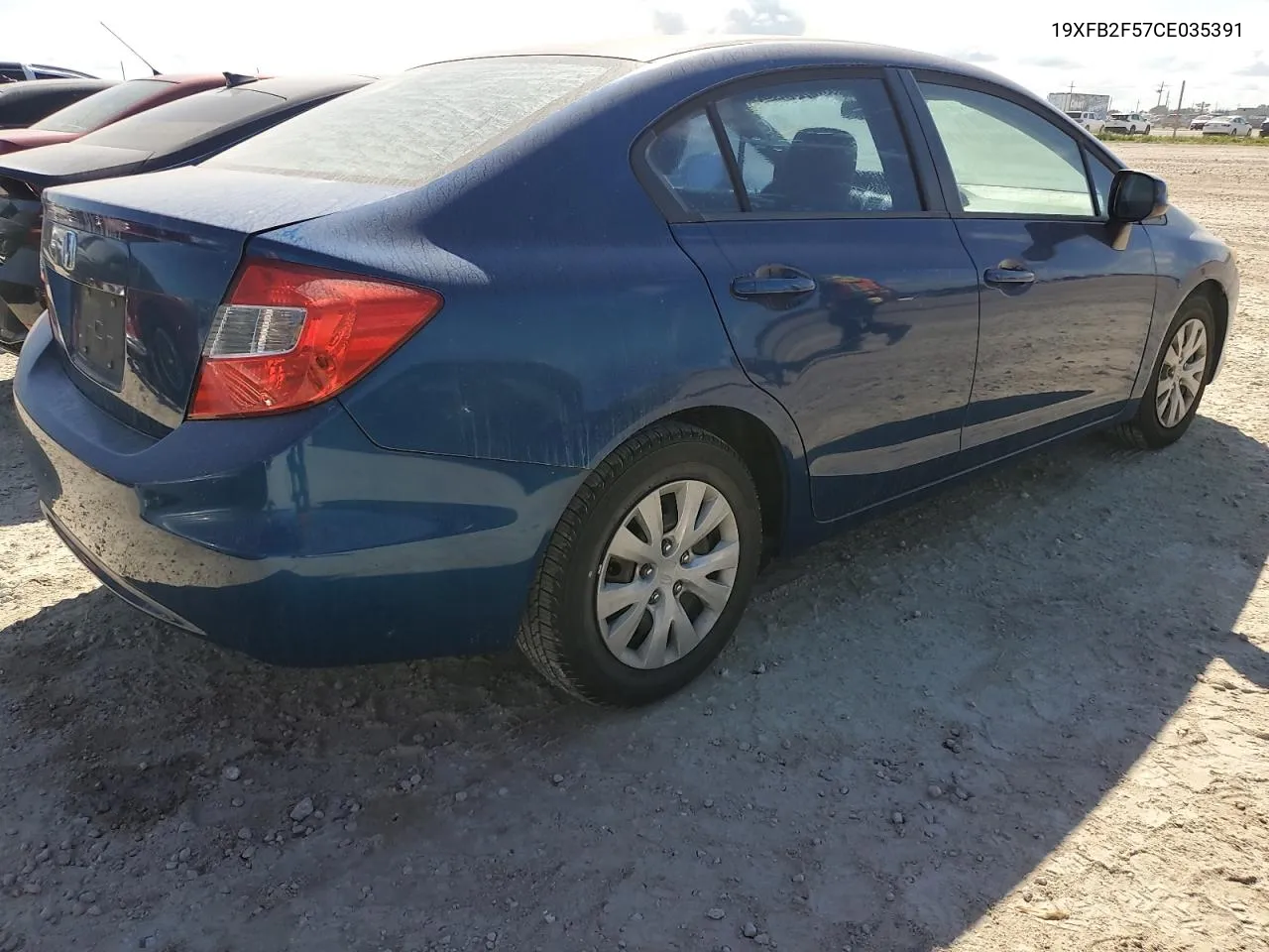 2012 Honda Civic Lx VIN: 19XFB2F57CE035391 Lot: 76176414