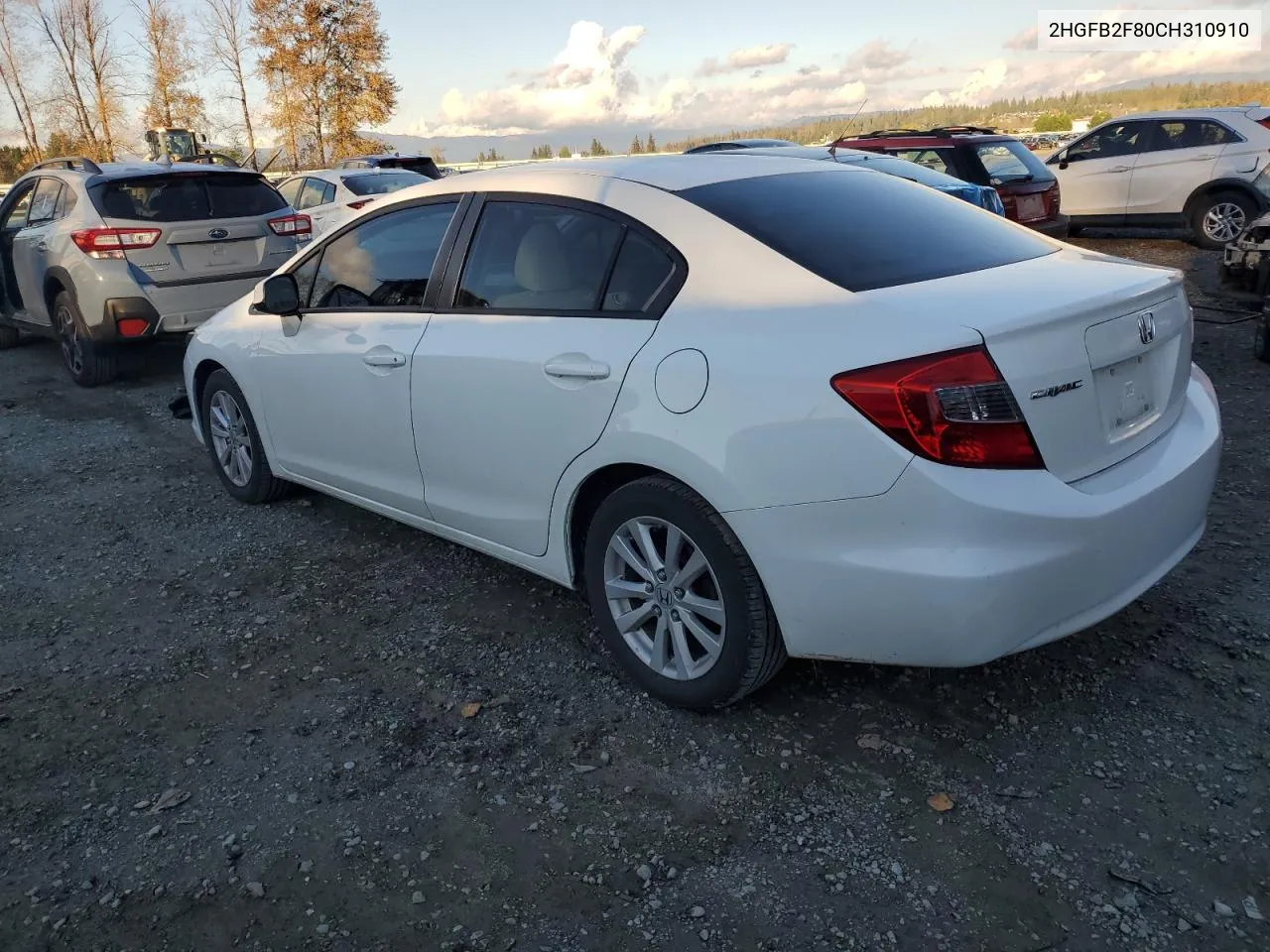 2HGFB2F80CH310910 2012 Honda Civic Ex