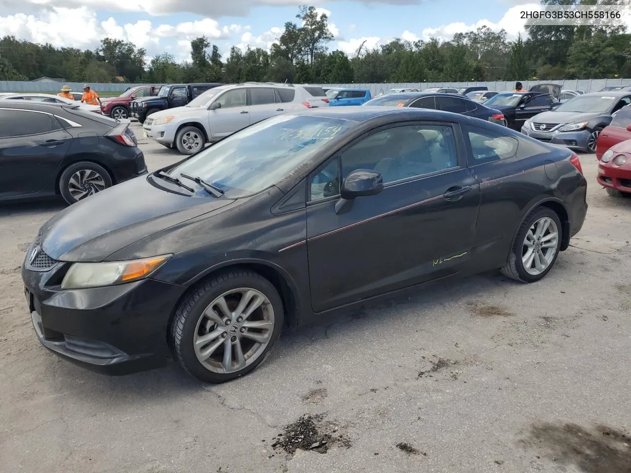 2012 Honda Civic Lx VIN: 2HGFG3B53CH558166 Lot: 76394154