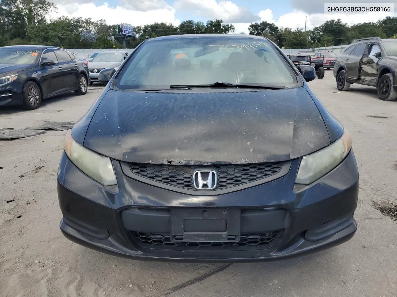 2012 Honda Civic Lx VIN: 2HGFG3B53CH558166 Lot: 76394154