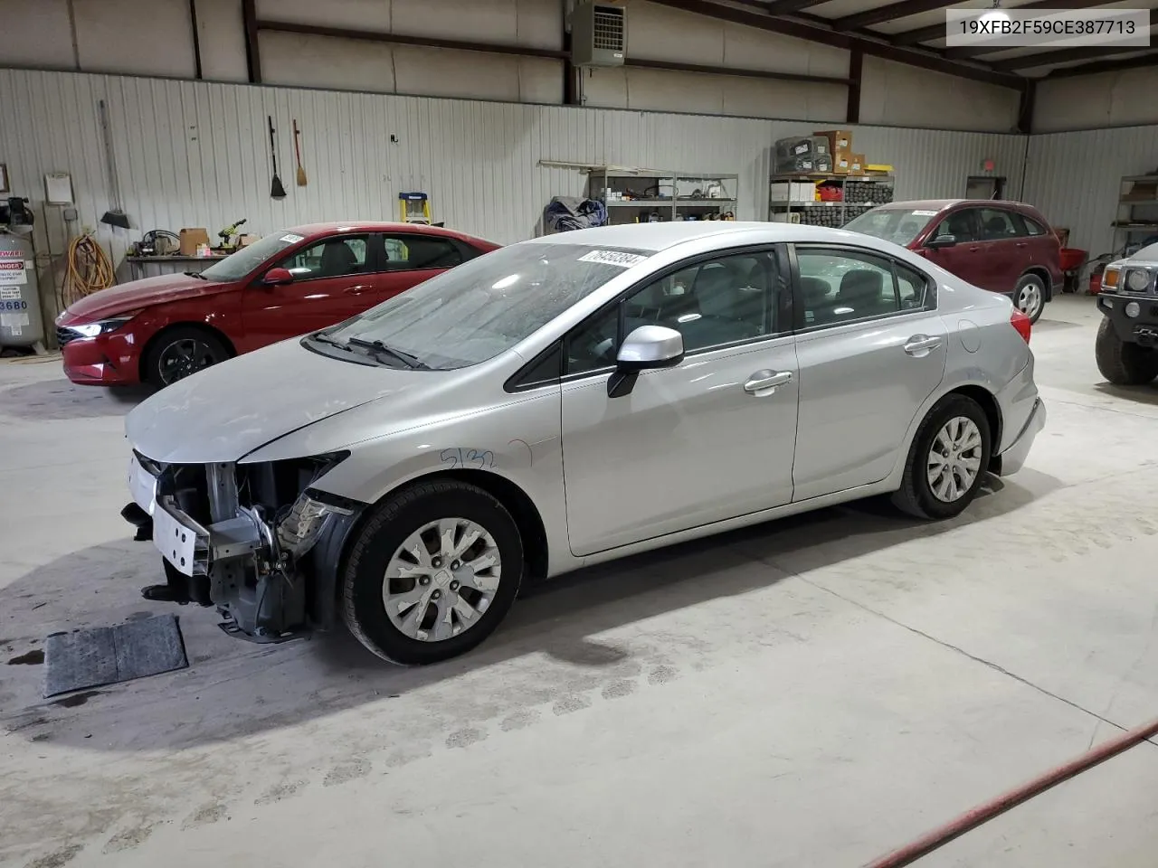 2012 Honda Civic Lx VIN: 19XFB2F59CE387713 Lot: 76450384