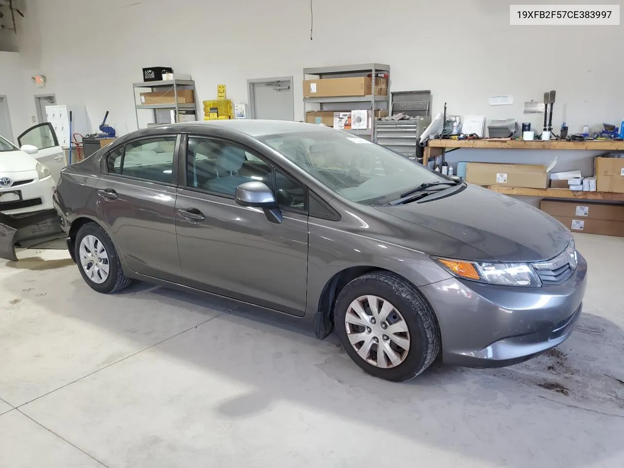 2012 Honda Civic Lx VIN: 19XFB2F57CE383997 Lot: 76534084