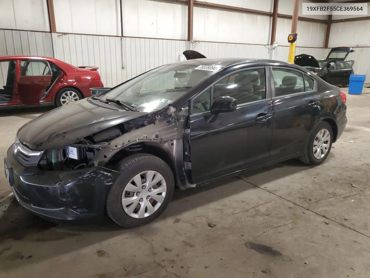 2012 Honda Civic Lx VIN: 19XFB2F55CE369564 Lot: 76535894