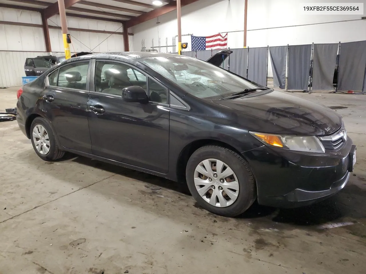 2012 Honda Civic Lx VIN: 19XFB2F55CE369564 Lot: 76535894