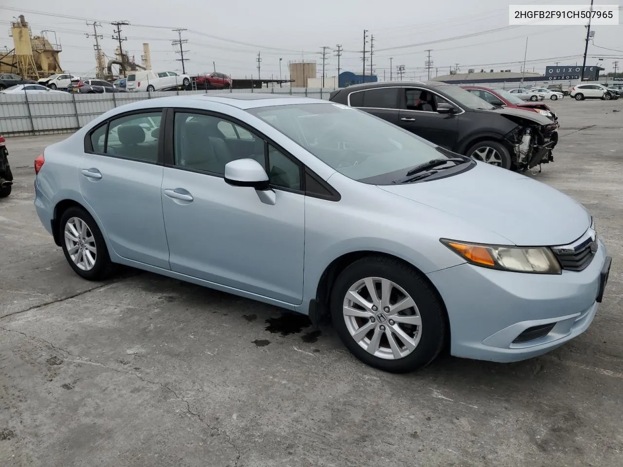 2HGFB2F91CH507965 2012 Honda Civic Exl