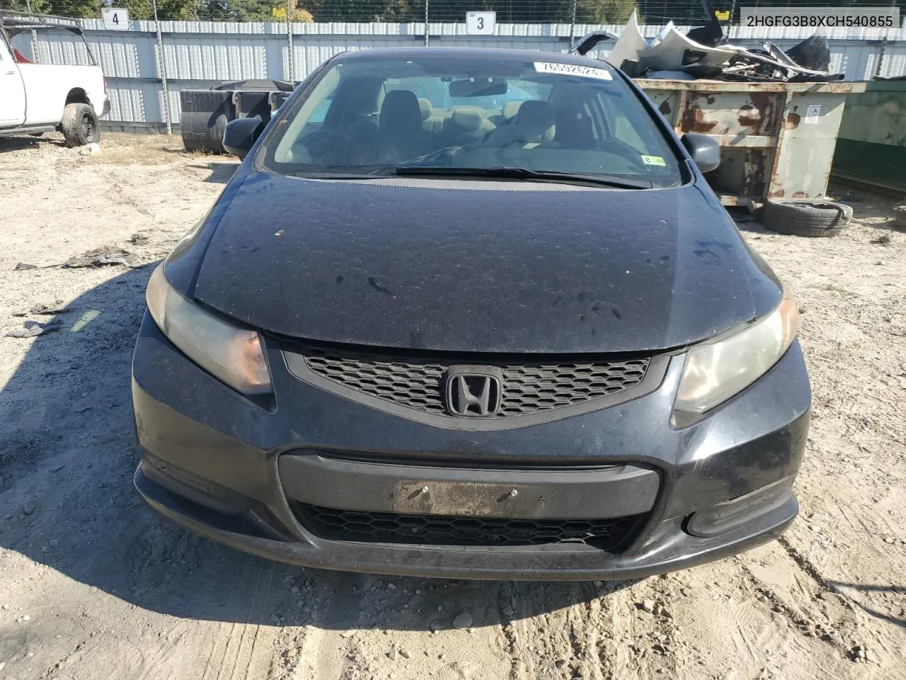 2012 Honda Civic Ex VIN: 2HGFG3B8XCH540855 Lot: 76592624