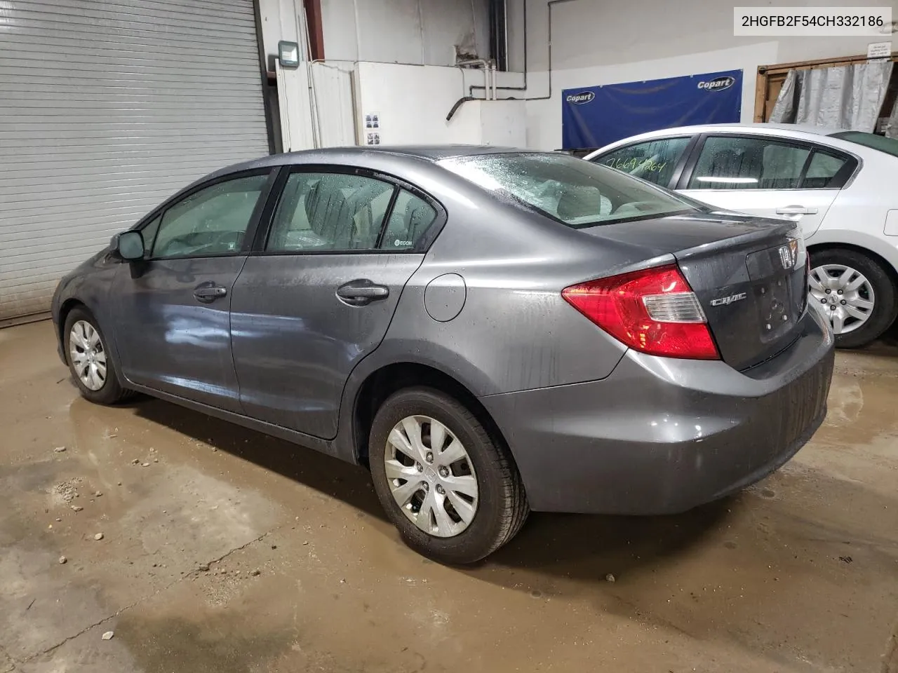 2012 Honda Civic Lx VIN: 2HGFB2F54CH332186 Lot: 76599504