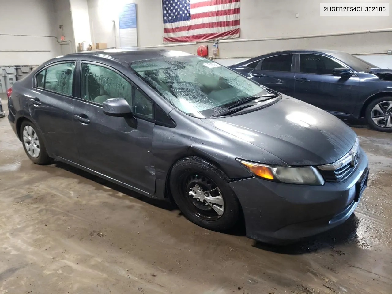 2012 Honda Civic Lx VIN: 2HGFB2F54CH332186 Lot: 76599504