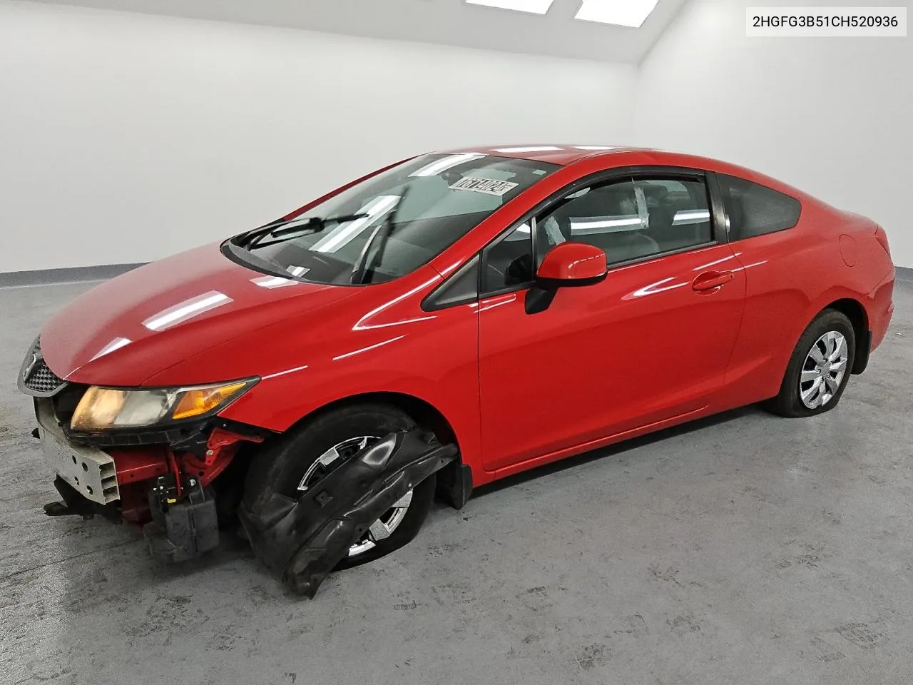 2012 Honda Civic Lx VIN: 2HGFG3B51CH520936 Lot: 76714024